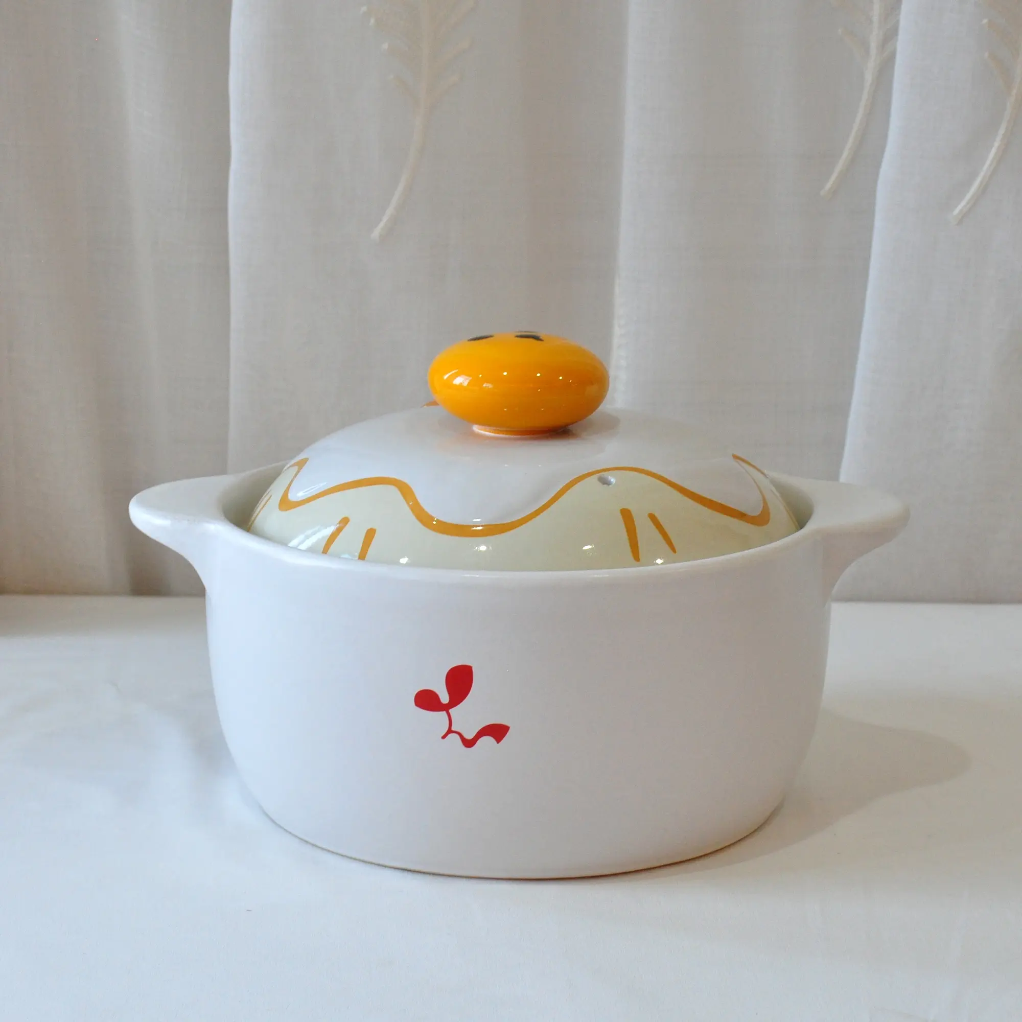 OEM Playful Cartoon Cat Lidded Ceramic Casserole Exporter, Exporters