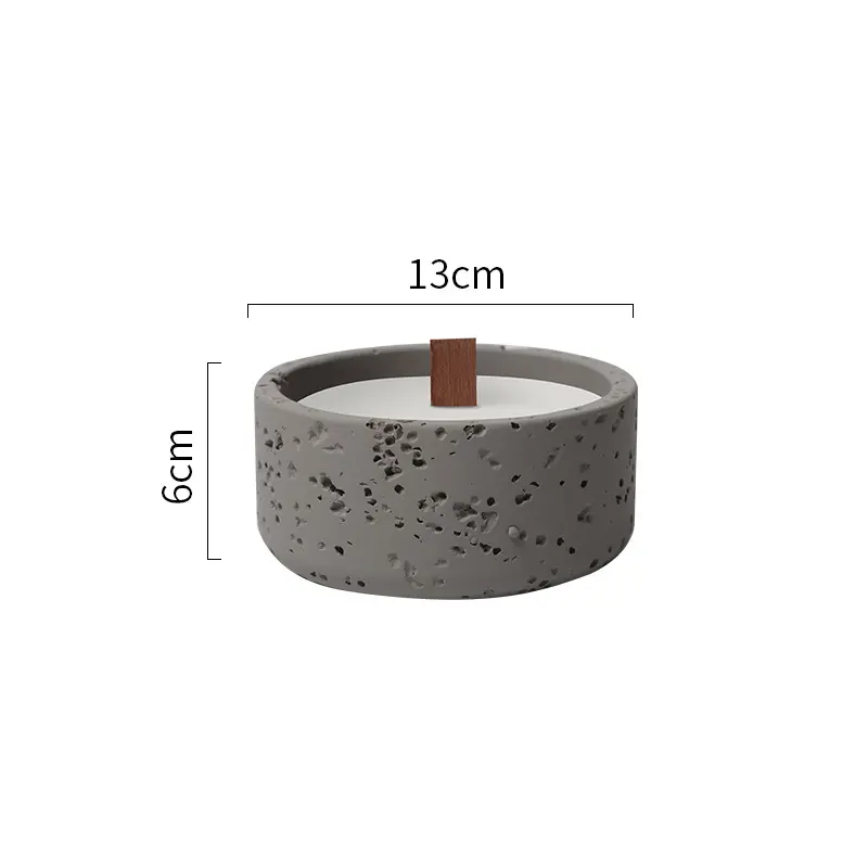 Cement Candle Cup View 5