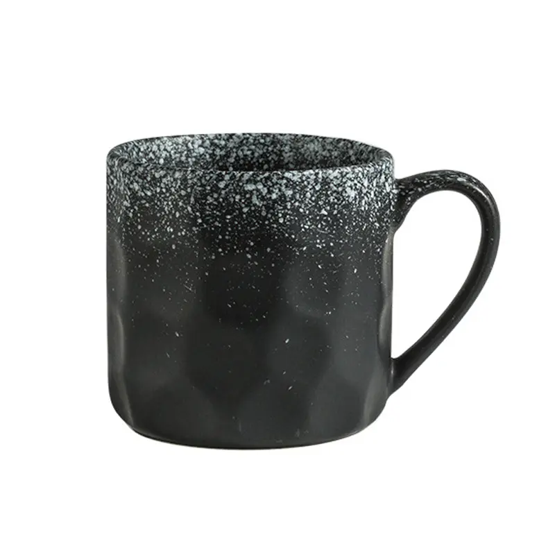 China Geometric Cut Kiln-Change Glaze Ceramic Mug Manufacturer, Suppliers