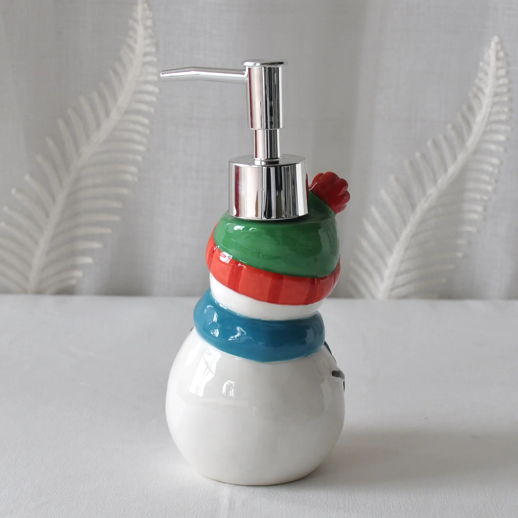 Discount Christmas Snowman-Shaped Ceramic Lotion Dispenser Manufacturers, Company