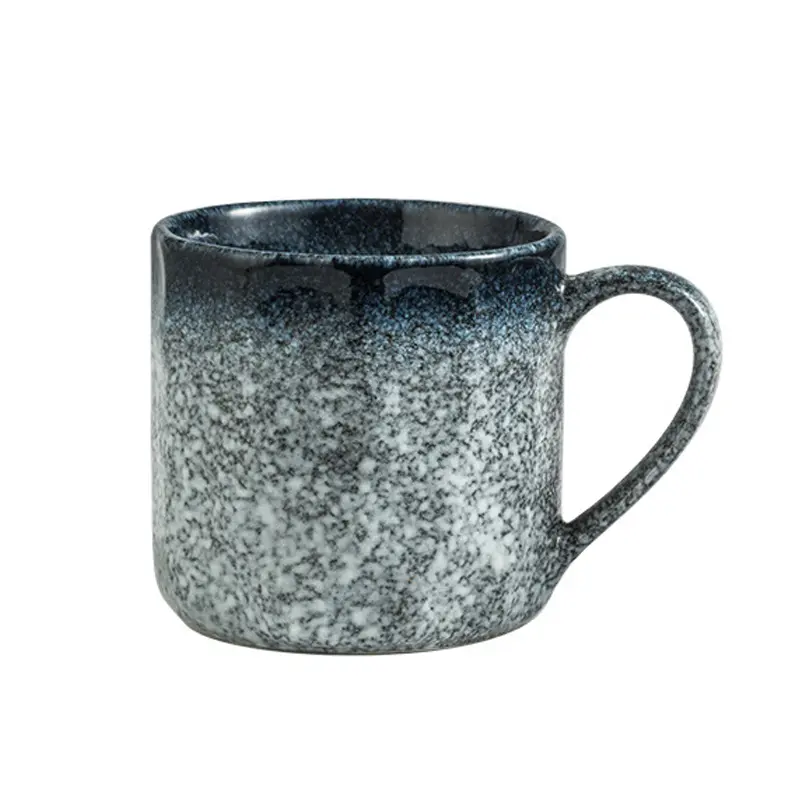 China Geometric Cut Kiln-Change Glaze Ceramic Mug Manufacturer, Suppliers