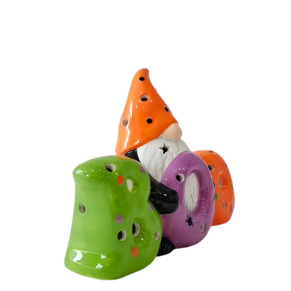 Wholesale Halloween Dolomite Decor Set - Gnome & "BOO" Letter Design Factories, Product