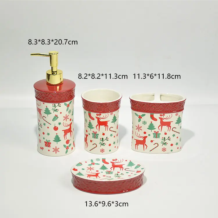 Christmas Bathroom Set