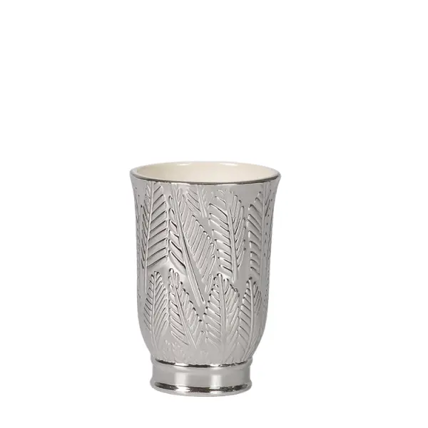 jiashun Silver Glazed Embossed Leaf Ceramic Bathroom 5-Piece Set Exporters, Companies