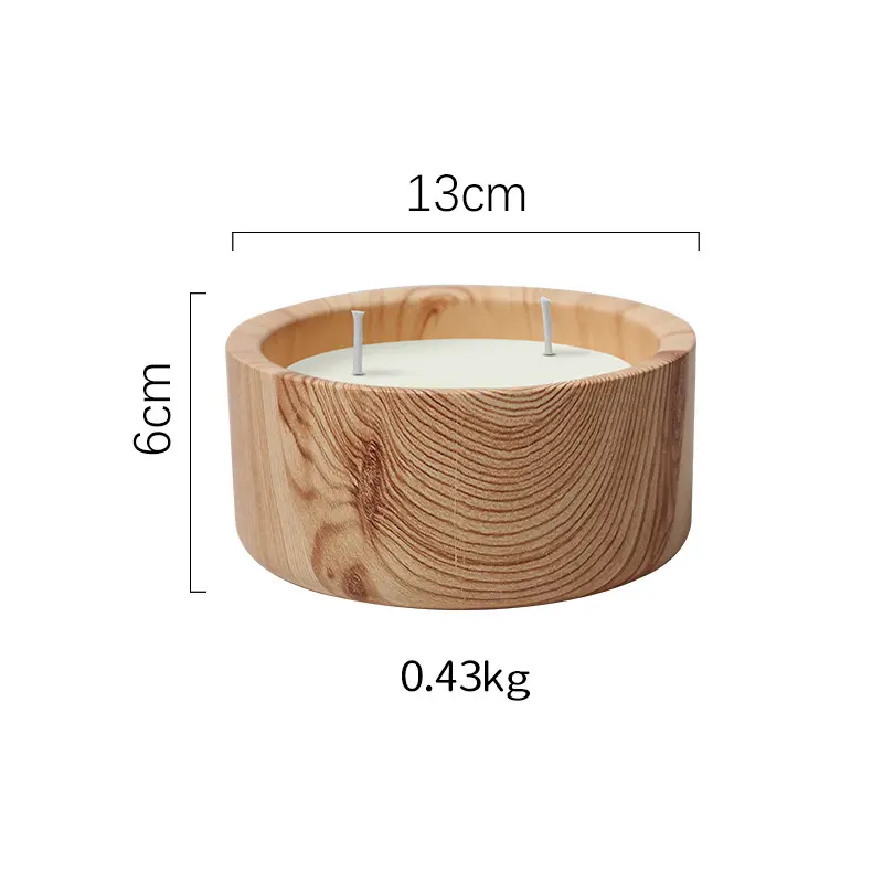 Modern Ceramic Round Candle Holder - Group Display