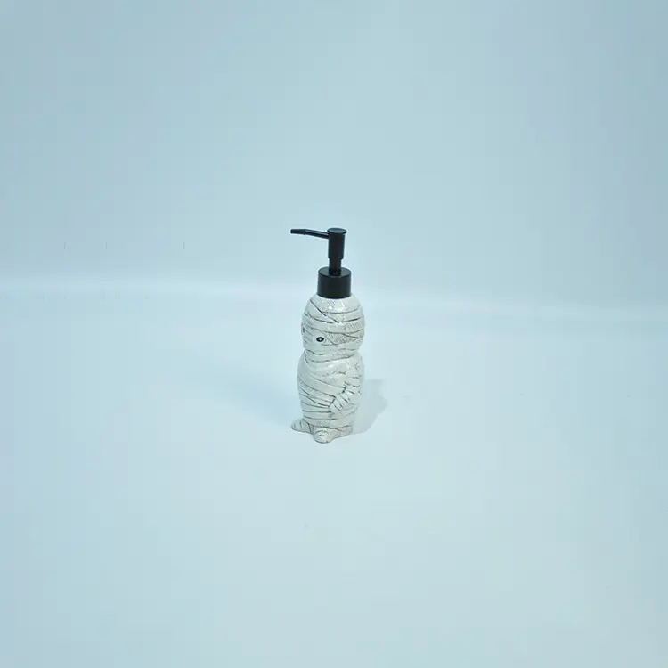 Buy White Mummy-Shaped Ceramic Lotion Bottle Factories, Companies