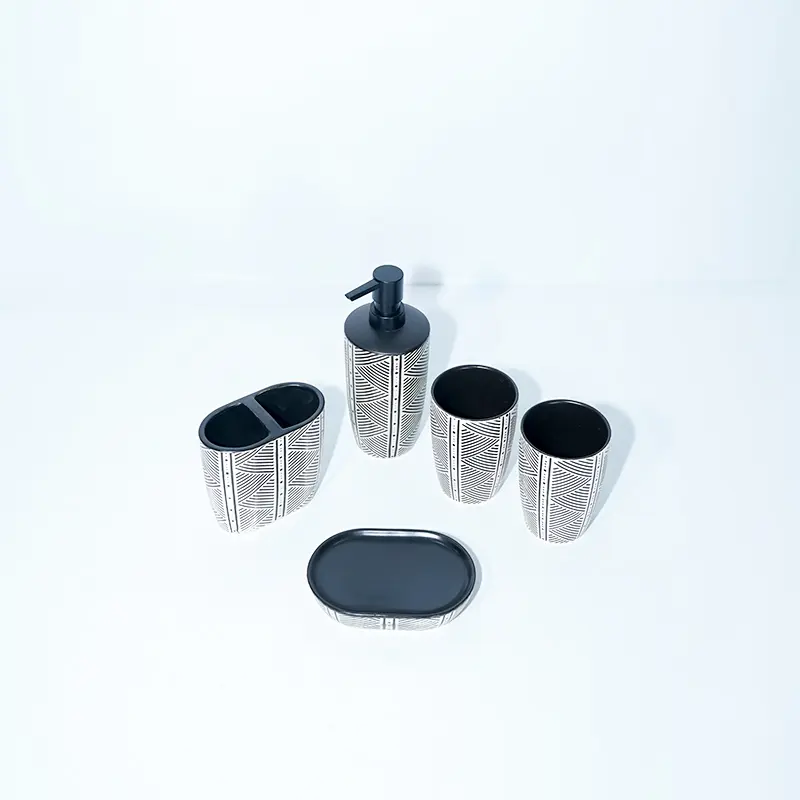 Wholesale Factory Direct Wholesale Bathroom Accessories Set Cheap 5 Pcs Bathroom Sink Set Company, Companies