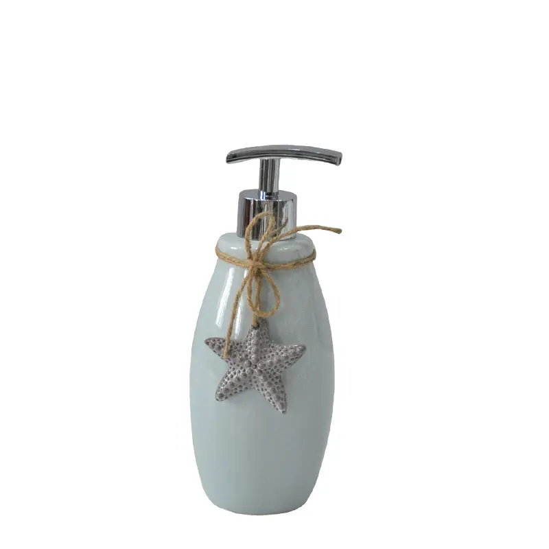 Wholesale Coastal Starfish - Embellished Stoneware Bathroom 3 - Piece Set Factory, Factories