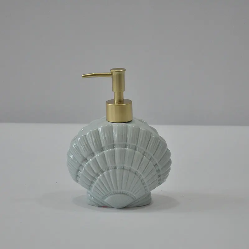 ODM Ocean series shell shaped bathroom four piece set Factories, Product