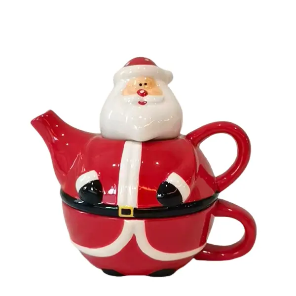 jiashun Santa - Shaped Dolomite Ceramic Teapot Exporter, Exporters