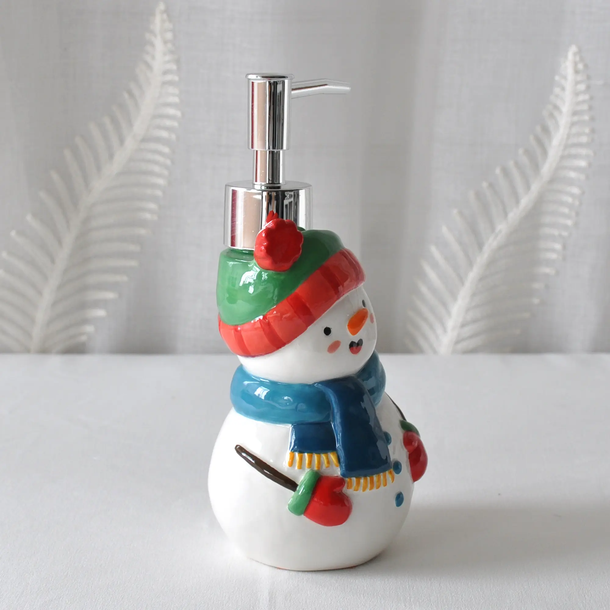 Discount Christmas Snowman-Shaped Ceramic Lotion Dispenser Manufacturers, Company