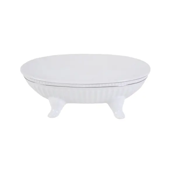 Wholesale European Luxury White Ceramic Embossed Bathroom Accessory Set Supplier, Companies