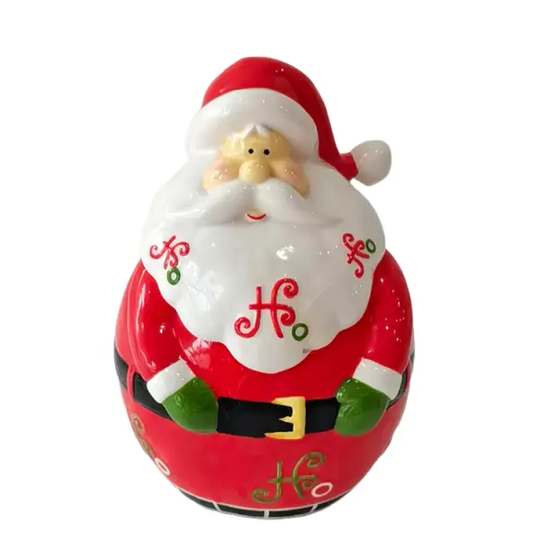 Wholesale Christmas Round Santa Claus - Shaped Dolomite Storage Ornament Manufacturer, Factories