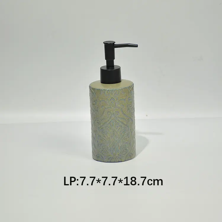 Green Ceramic Bathroom Accessories Life Shot