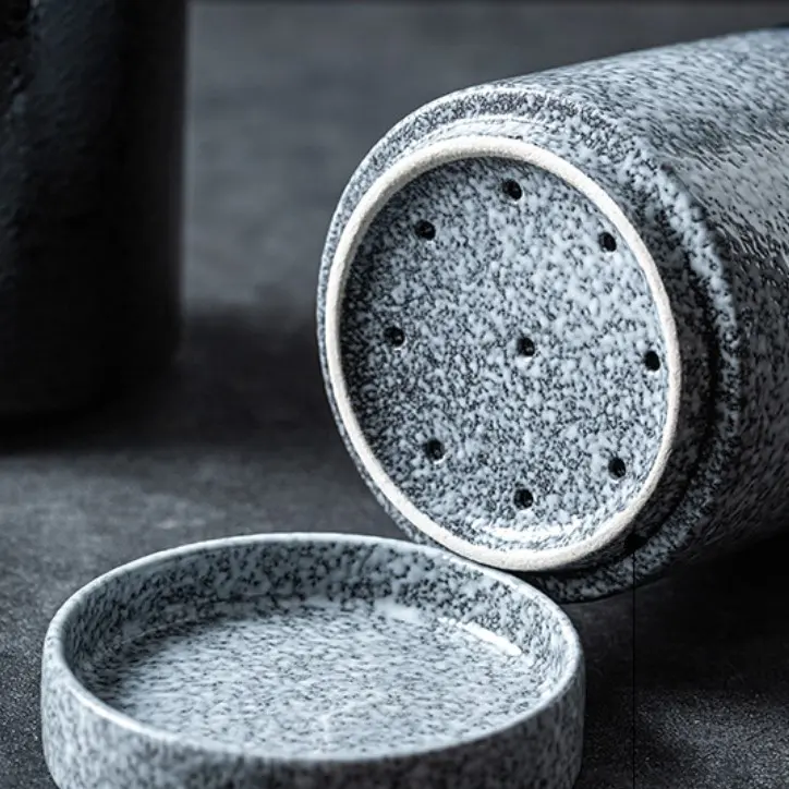 jiashun Japanese Speckled Glaze Ceramic Utensil Holder Factories, Companies