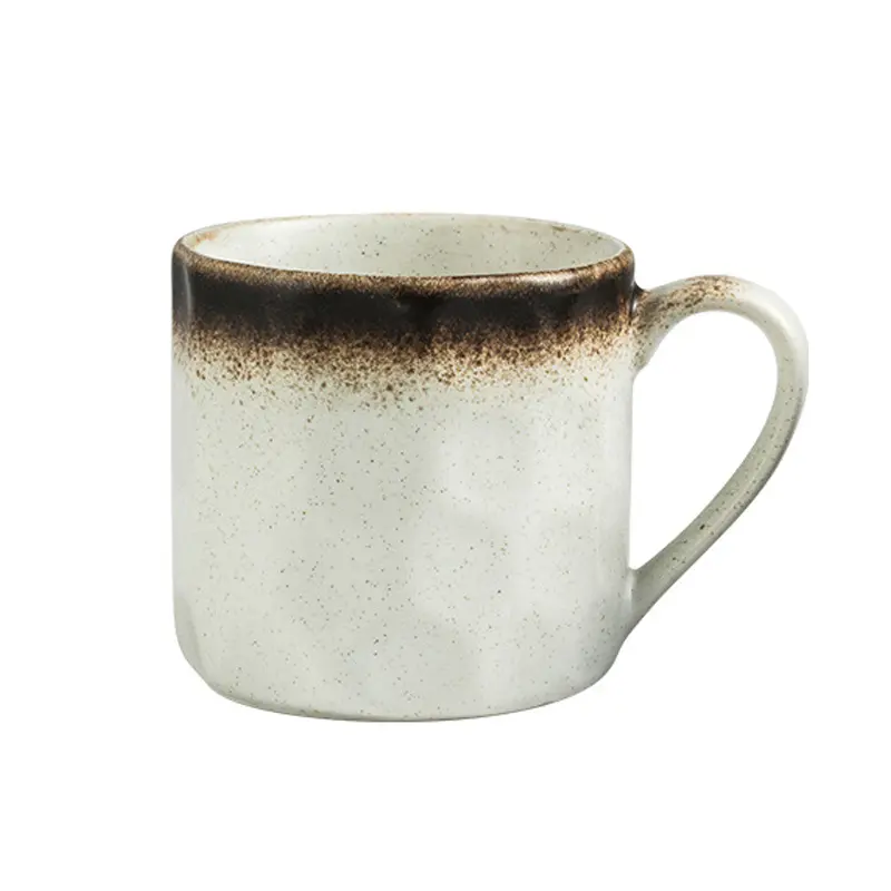 China Geometric Cut Kiln-Change Glaze Ceramic Mug Manufacturer, Suppliers