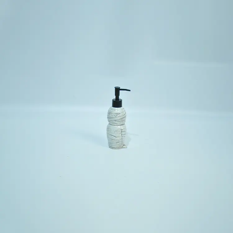 Buy White Mummy-Shaped Ceramic Lotion Bottle Factories, Companies