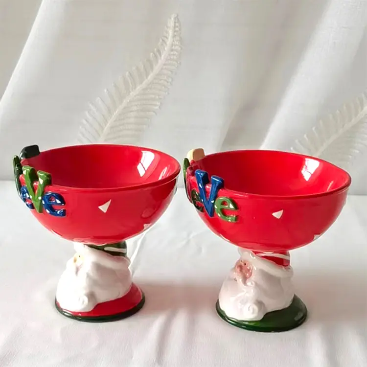 China Christmas Santa Claus Dolomite Candle Holder Manufacturer, Company