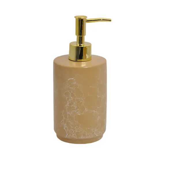 jiashun Warm Orange Matte Crackle - Glaze Stoneware Bathroom 4 - Piece Set Companies, Products