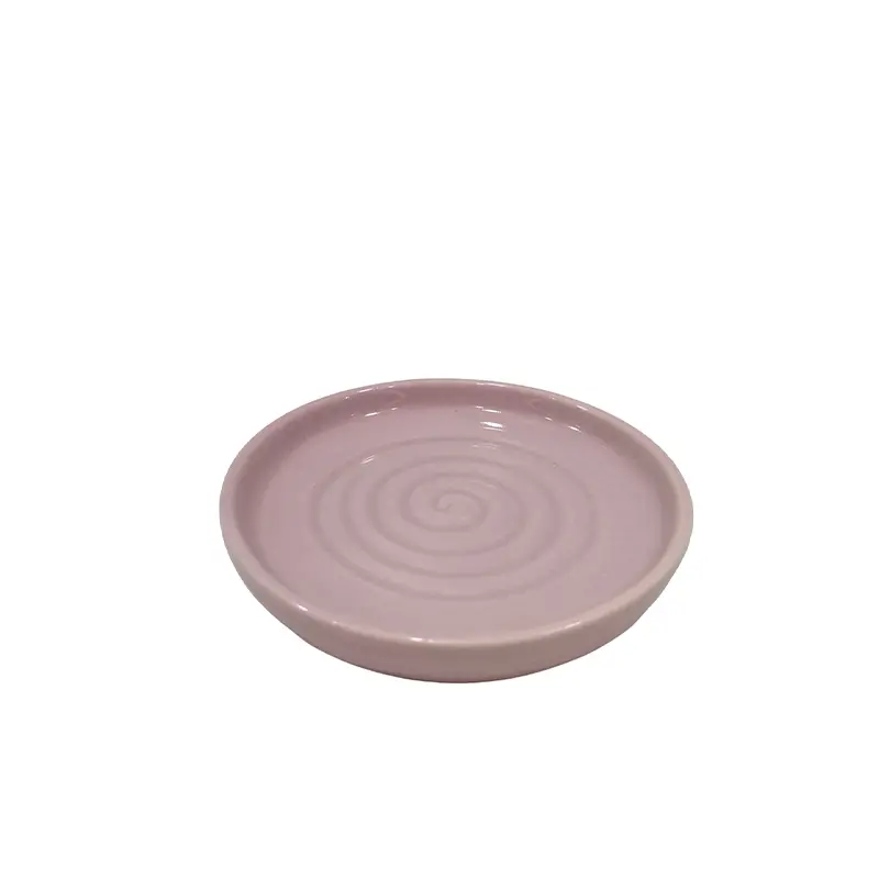 Discount Pink Stoneware Oval Bathroom Accessory Set - 4  Piece Set Company, Companies