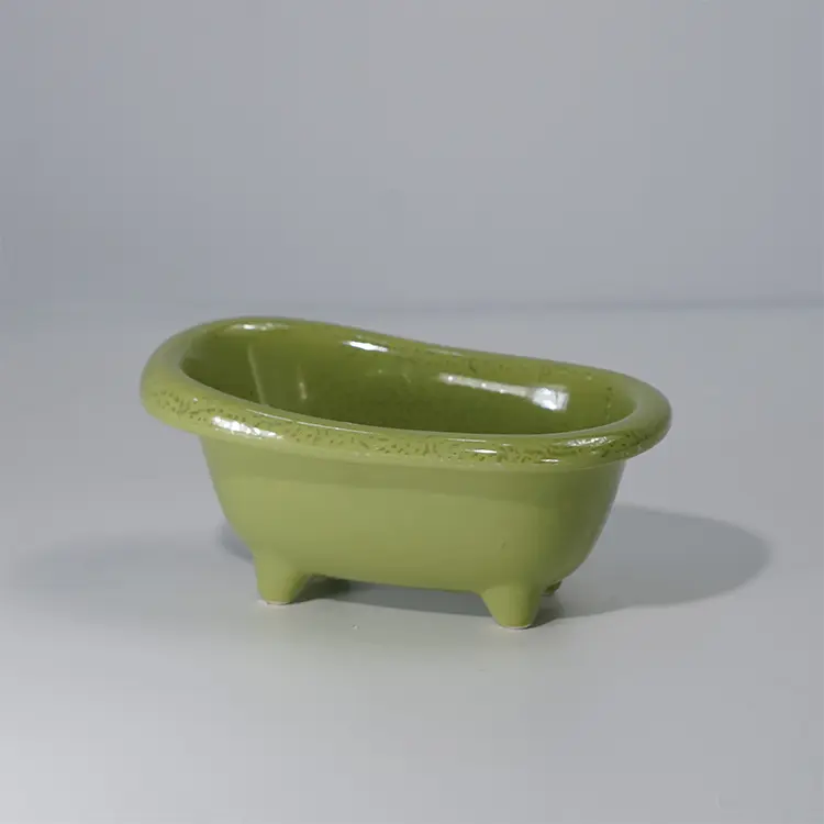 China Factory Custom Ceramic Claefoot Bathtub Multi Functional Storage Container