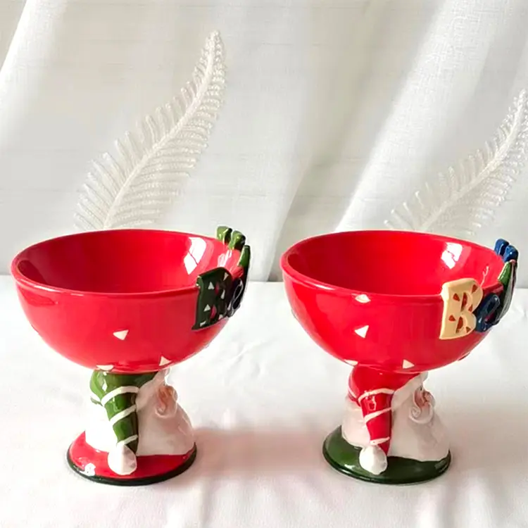 China Christmas Santa Claus Dolomite Candle Holder Manufacturer, Company