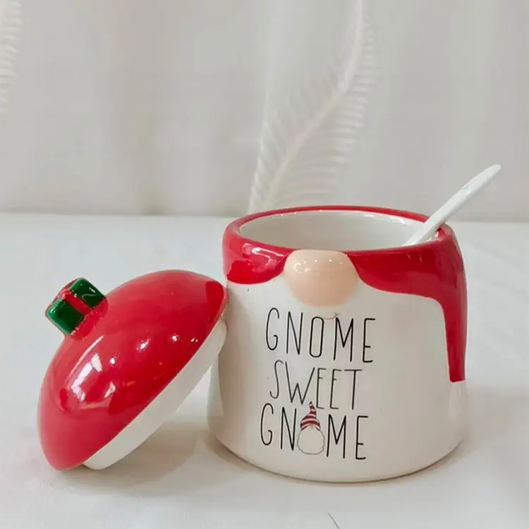 China Christmas Gnome - Themed Dolomite Ceramic 3 - Piece Set Exporter, Company