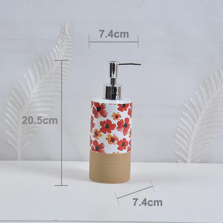 Vintage Floral Bathroom Set