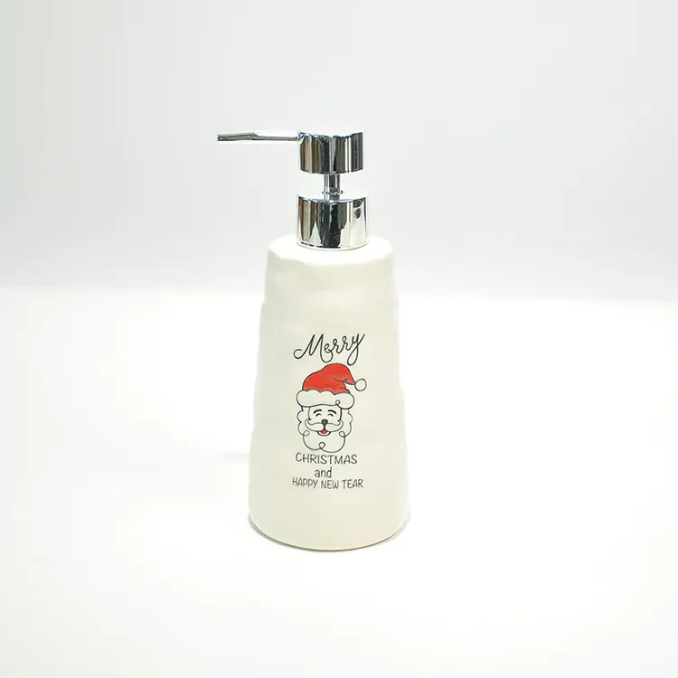 Wholesale Christmas Santa Claus "Merry Christmas" Ceramic Bathroom 5-Piece Set Manufacturers, Products