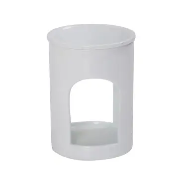 Minimalist Cylindrical Arch Cutout Ceramic Candle Holder Multi-Color Home