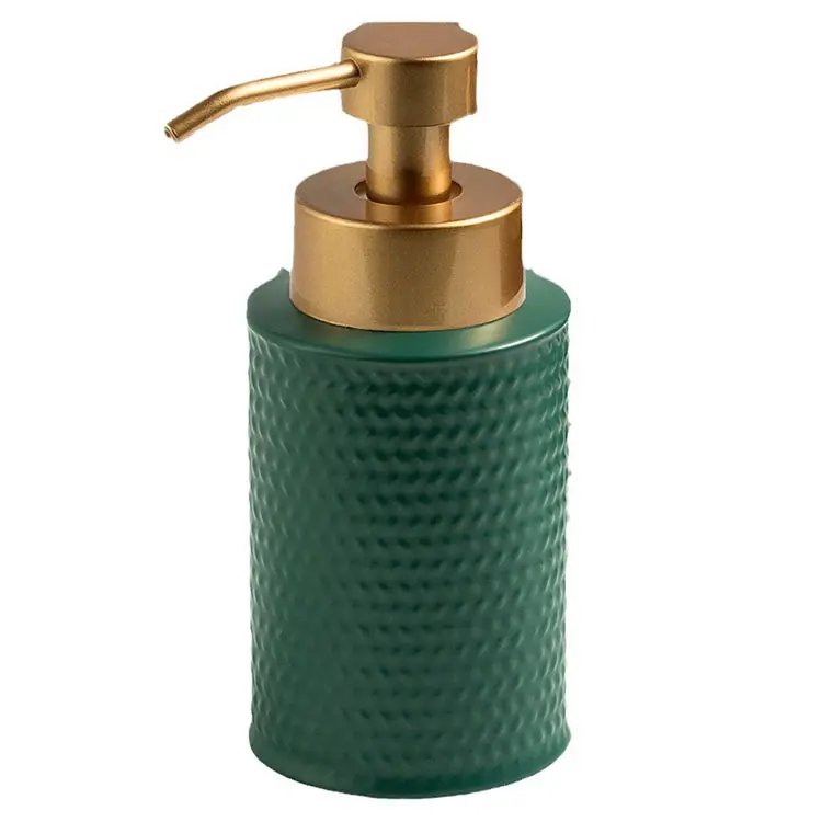 Custom Multicolor Embossed Texture Ceramic Soap Dispenser Manufacturer, Company