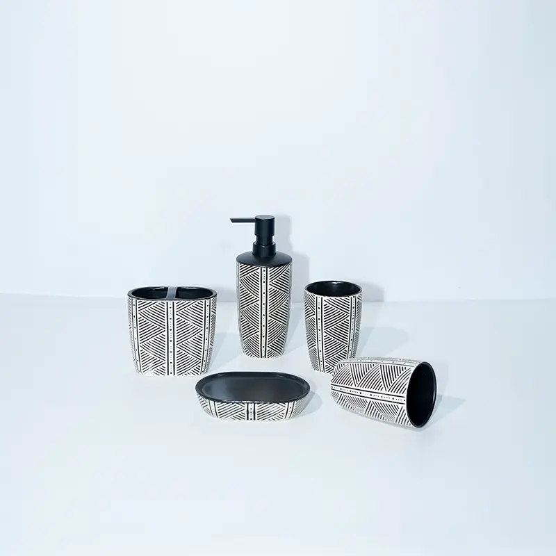 Wholesale Factory Direct Wholesale Bathroom Accessories Set Cheap 5 Pcs Bathroom Sink Set Company, Companies