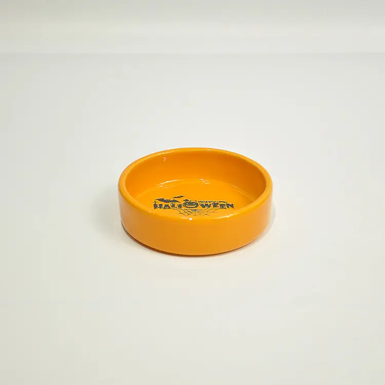 OEM Halloween - Themed Orange Ceramic 5 pcs Bathroom Accessories Set Factory, Companies