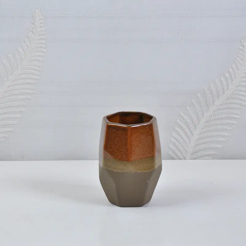 Discount Modern Geometric Brown - Tan Gradient Ceramic Bathroom Accessory Set Manufacturer, Product