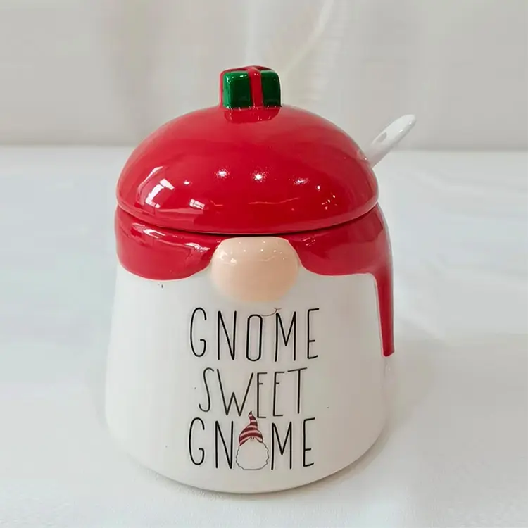 China Christmas Gnome - Themed Dolomite Ceramic 3 - Piece Set Exporter, Company