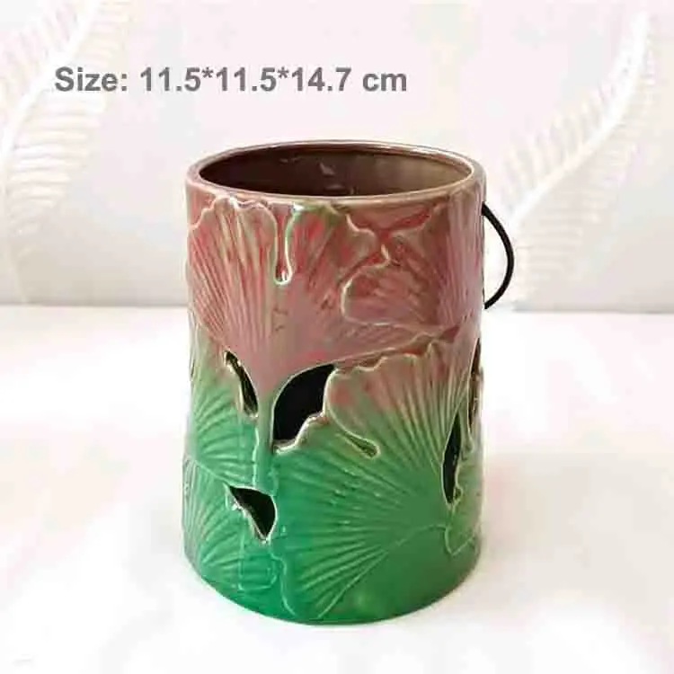 Gradient Ceramic Candle Holder Details