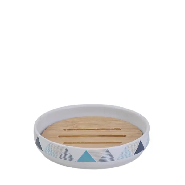 China Colorful Geometric Ceramic Bathroom 6-Piece Set Manufacturer, Factory