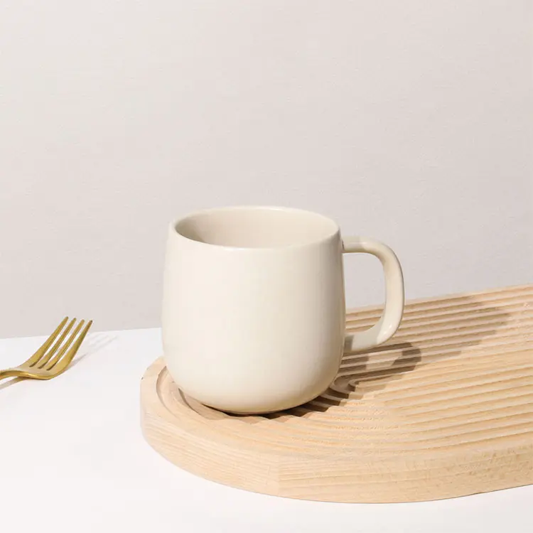 Cheap Morandi Color Matte Rounded Ceramic Mug Suppliers, Exporter