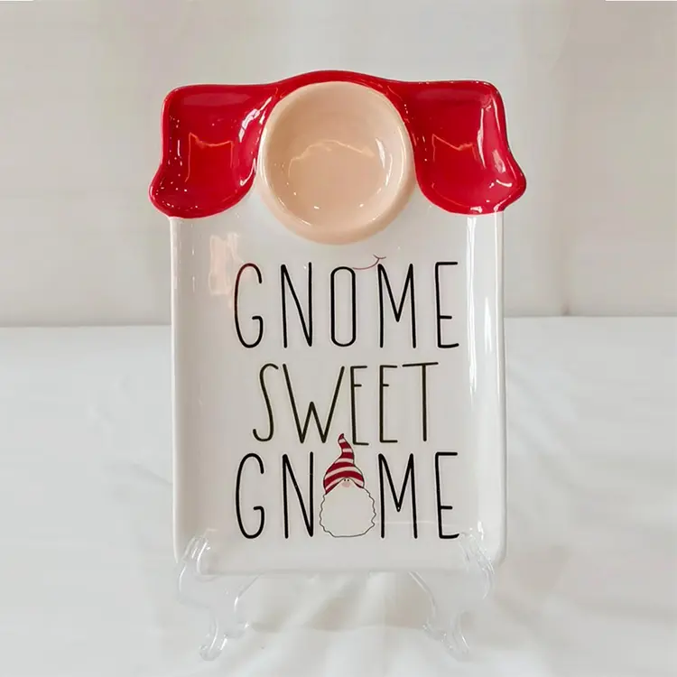 China Christmas Gnome - Themed Dolomite Ceramic 3 - Piece Set Exporter, Company