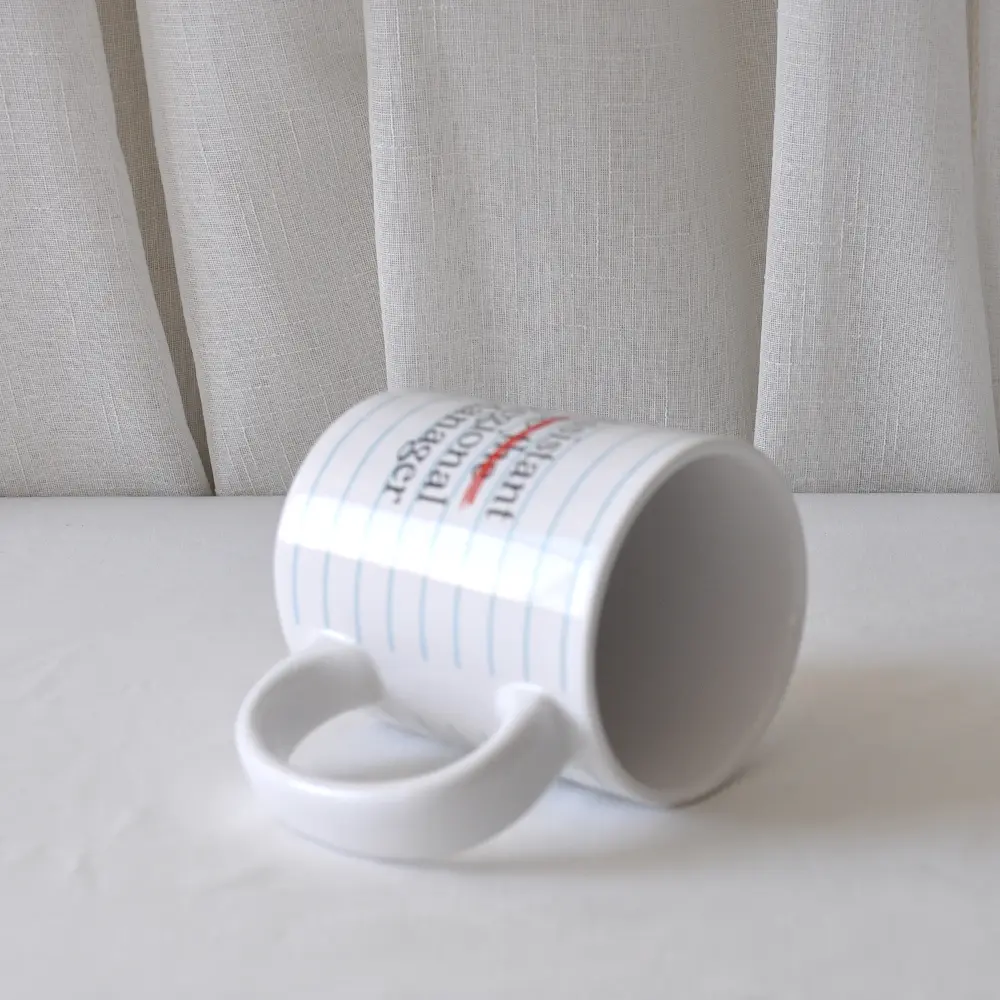 Buy "The Office" Inspired "Assistant to the Regional Manager" Lined Paper Ceramic Mug Suppliers, Exporter