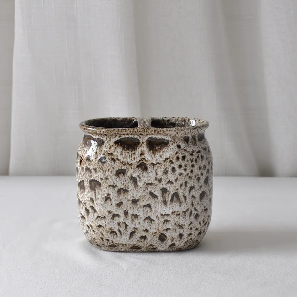 Buy Leopard-Print Earth-Tone Stoneware Bathroom Accessory Set Suppliers, Product