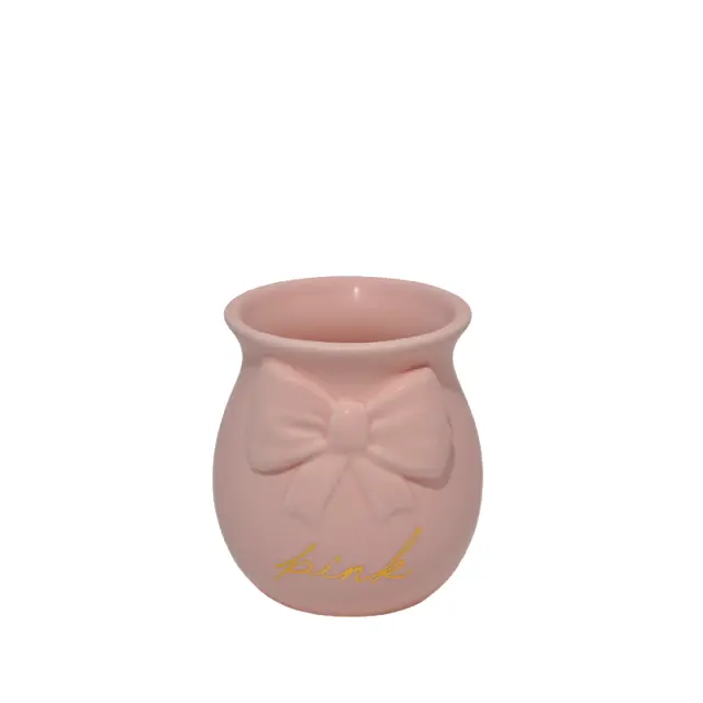 Buy Elegant Pink Dolomite Bathroom Set with 3D Bow Embossing - 4-Piece Eco-Friendly Gift Collection Suppliers, Product