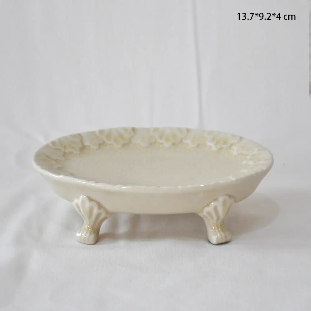 Fan-Pattern Ceramic Bathroom Set 5
