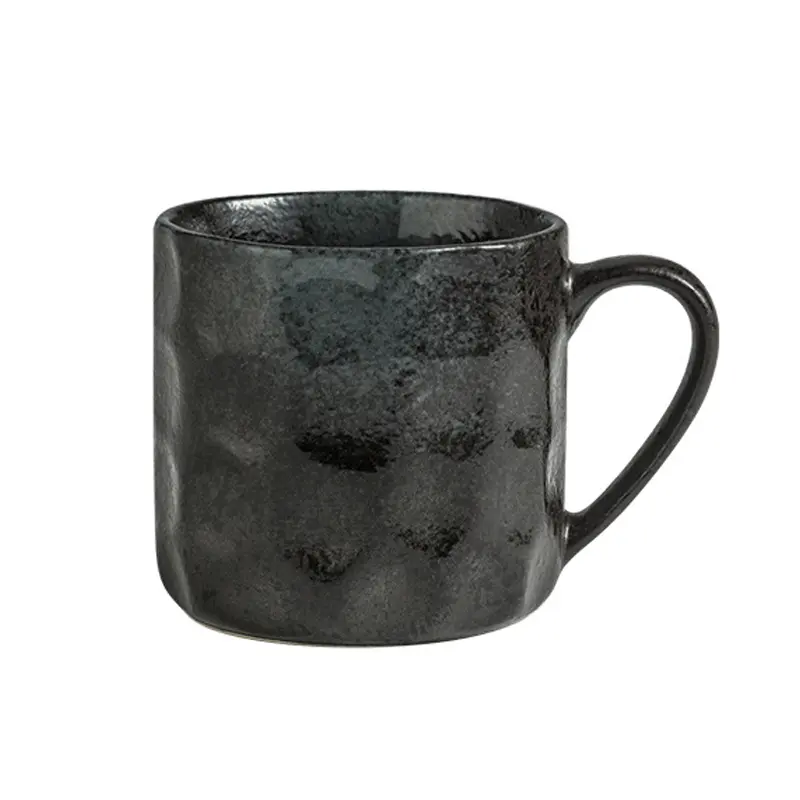 China Geometric Cut Kiln-Change Glaze Ceramic Mug Manufacturer, Suppliers
