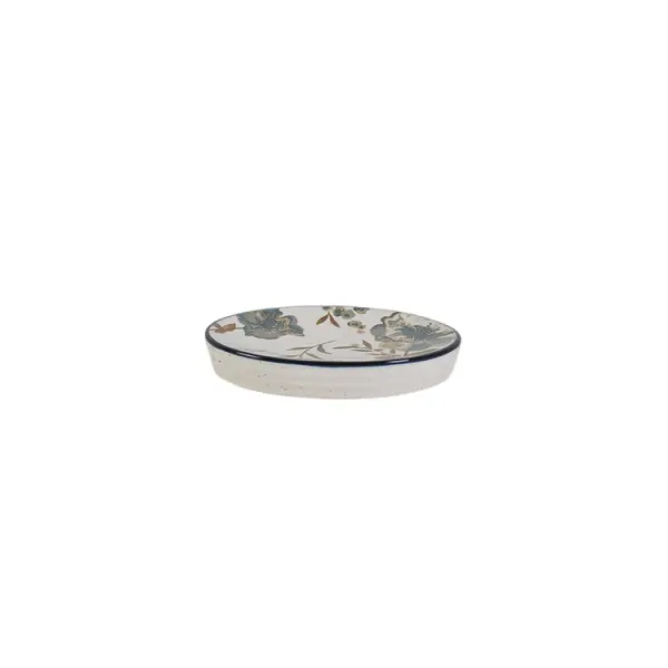 Wholesale Vintage Blue Floral - Patterned Ceramic Bathroom Accessory Set Manufacturers, Suppliers