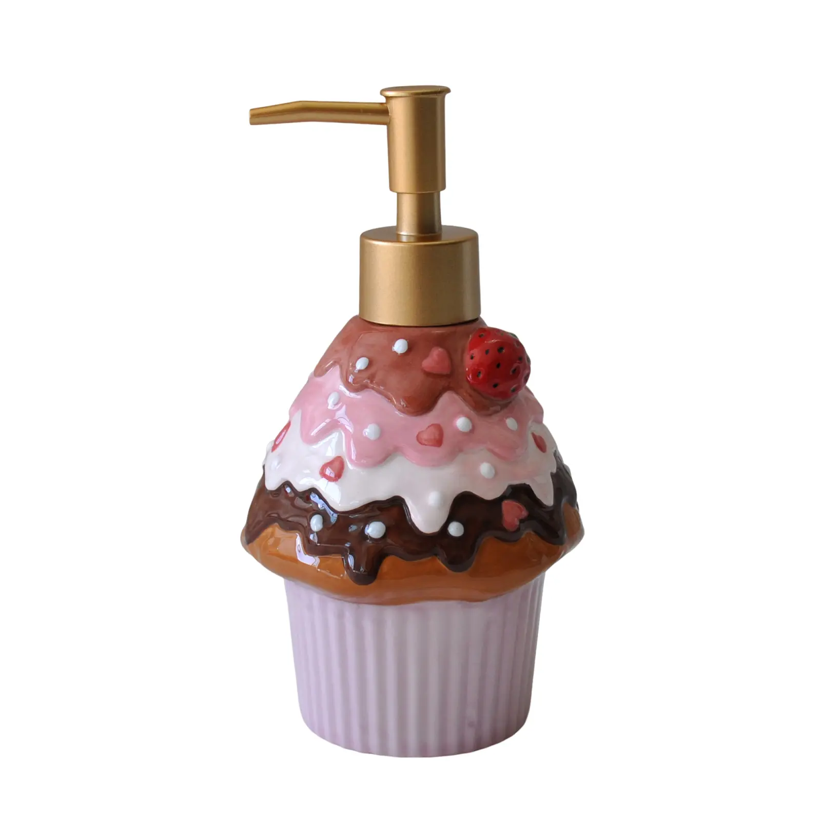 Discount Cute Strawberry Heart Cupcake-Shaped Dolomite Lotion Dispenser Supplier, Products