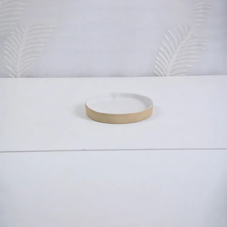 Buy Wabi - Sabi Beige Color - Block Irregular Ceramic Bathroom Accessory Set Exporters, Products