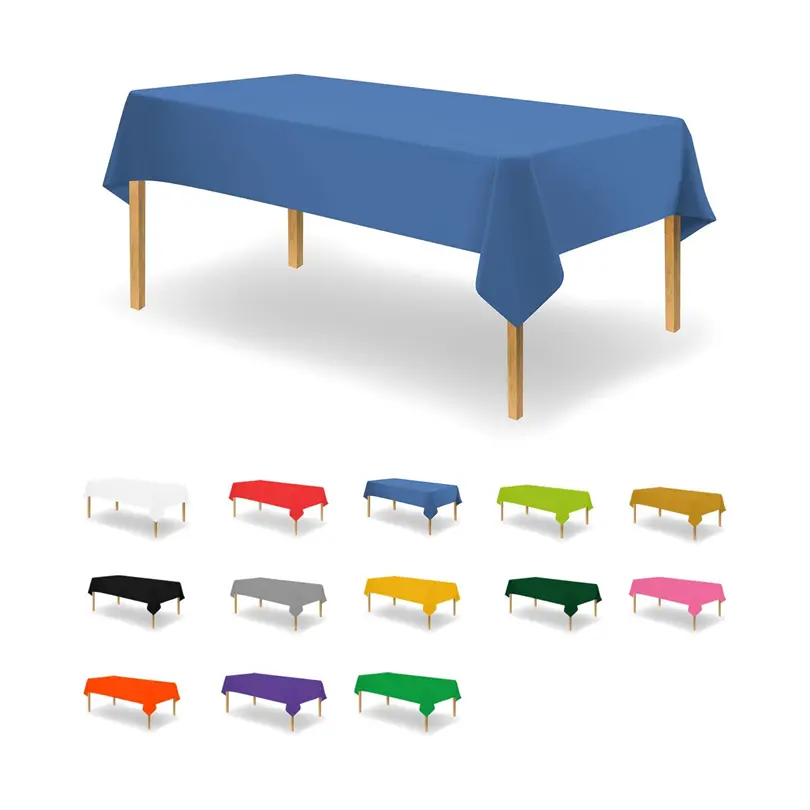 OEM Tablecloths, Custom Tablecloths, Rectangular Tablecloths - Stain Resistant, Wrinkle Resistant, Washable Polyester Tablecloths for Dining Tables, Buffet Parties and Camping Quotes, Factory
