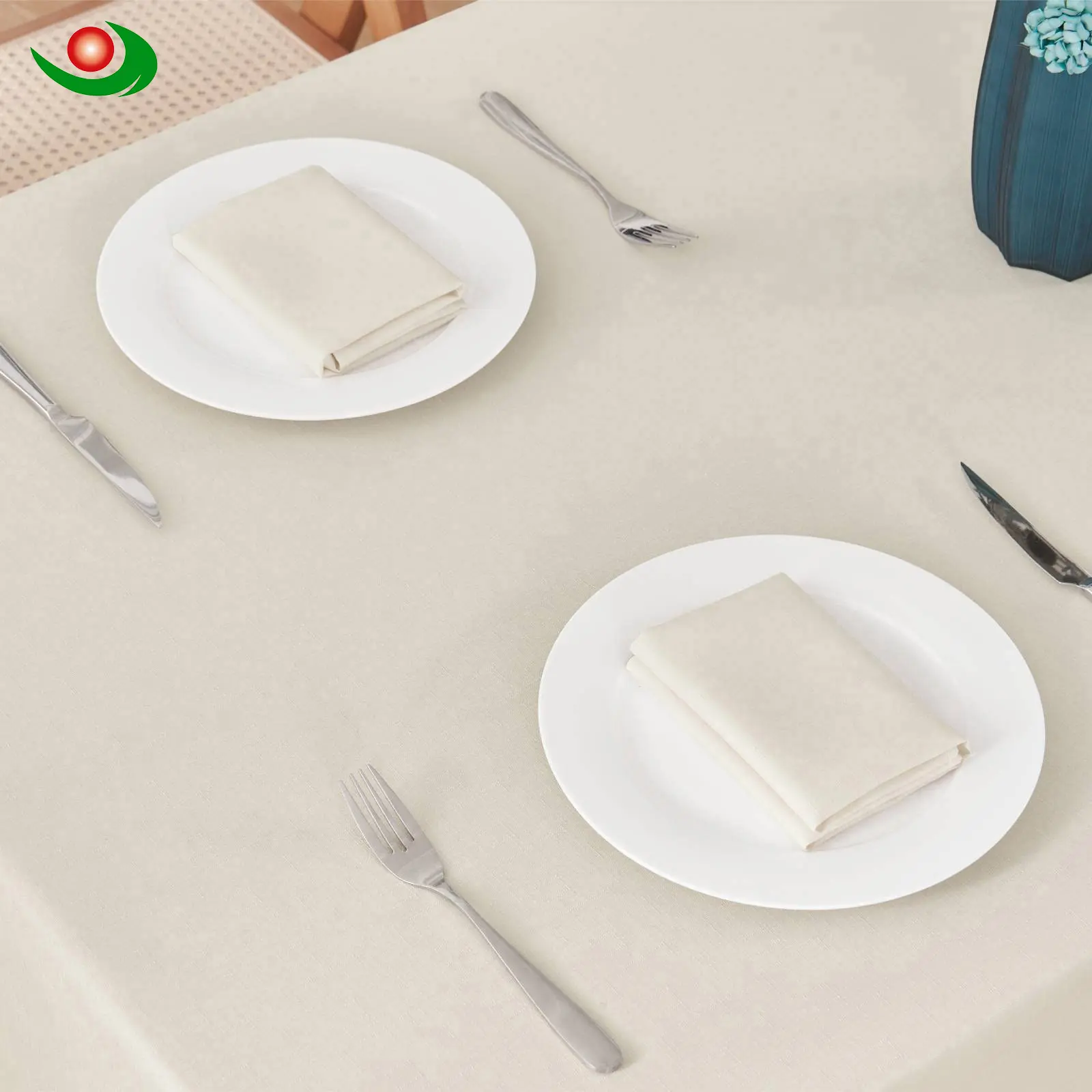 High-quality tablecloth detail