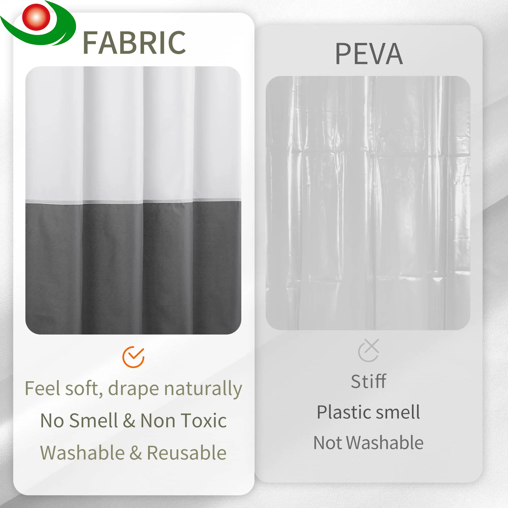 China Premium Shower Curtains for Hotels and Supermarkets Products, Supplier